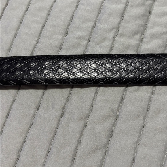 Remo Tulliani Black Woven Italian calfskin Belt - Picture 3 of 8